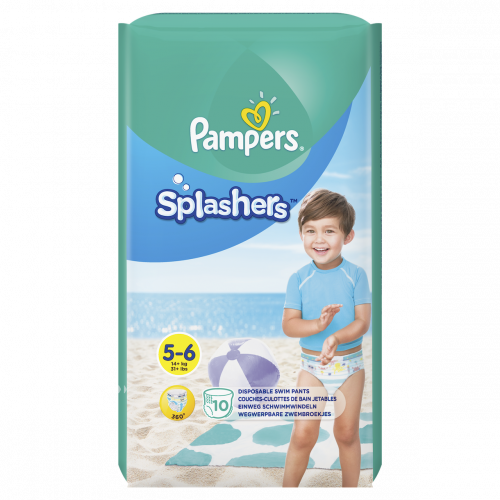 Pampers Splashers No5-6 (14+ kg) 10 τεμ.