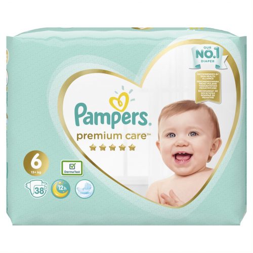 Pampers Premium Care Jumbo Pack No6 (13+ kg) 38 τεμ.