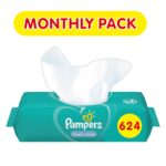 Μωρομάντηλα Pampers Fresh Monthly Βοx 624τεμ