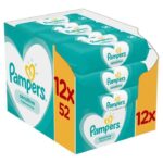 Μωρομάντηλα Pampers Sensitive Monthly Βοx 624τεμ - 12x52τεμ