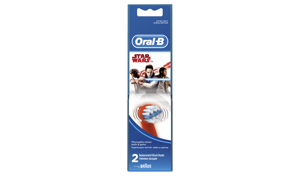 Oral B Stages Power Star Wars Ανταλλακτικα Παιδικης Ηλεκτρικης Οδοντοβουρτσας, 2 τεμάχια - Image 2