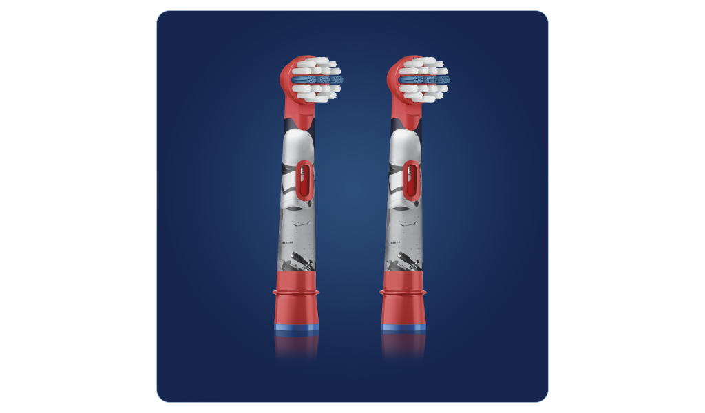 Oral B Stages Power Star Wars Ανταλλακτικα Παιδικης Ηλεκτρικης Οδοντοβουρτσας, 2 τεμάχια - Image 3