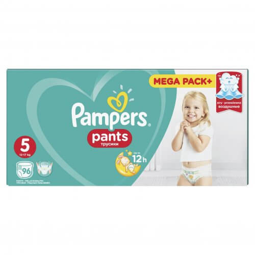 Pampers Pants Mega Pack No5 (12–17 kg) 96 τεμ.