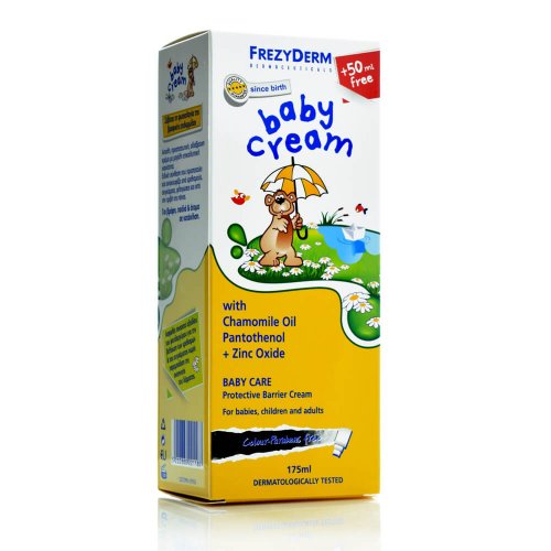 Frezyderm Baby Cream, Αδιαβροχη Προστατευτικη Κρεμα για Βρεφη 175ml