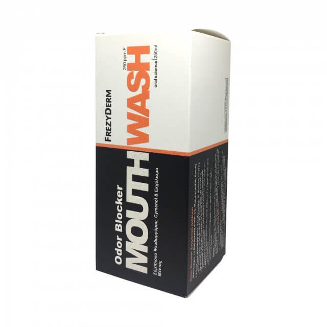 606f4ff6e13da0c5ae5b2f707ac57ede.jpg Frezyderm Odor Blocker Στοματικό Διάλυμα Κατά της Κακοσμίας 250ml - Image 1