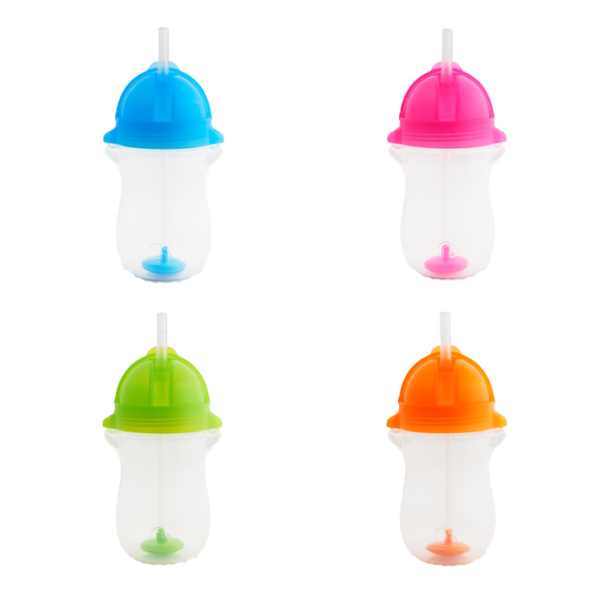 Munchkin Ποτήρι Με Καλαμάκι Και Βαρίδι Μπλε 296ml 12+μηνών - Image 2