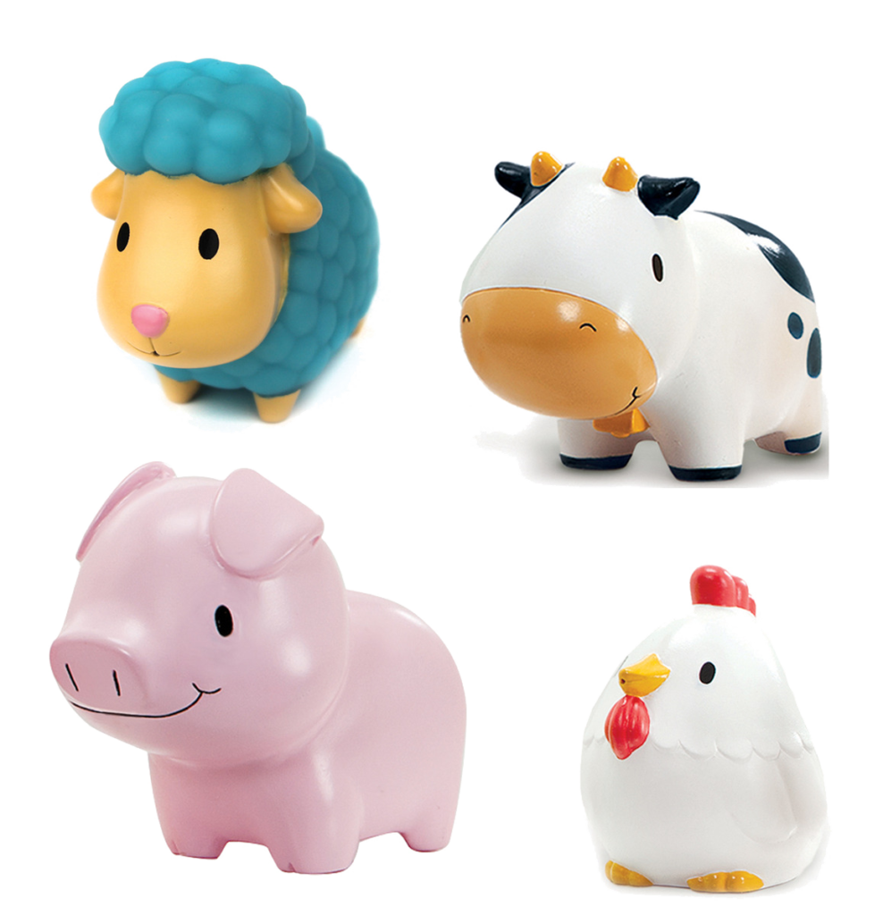 Munchkin Farm Bath Squirts Παιχνίδια για το Μπάνιο 9m+, 4τεμ