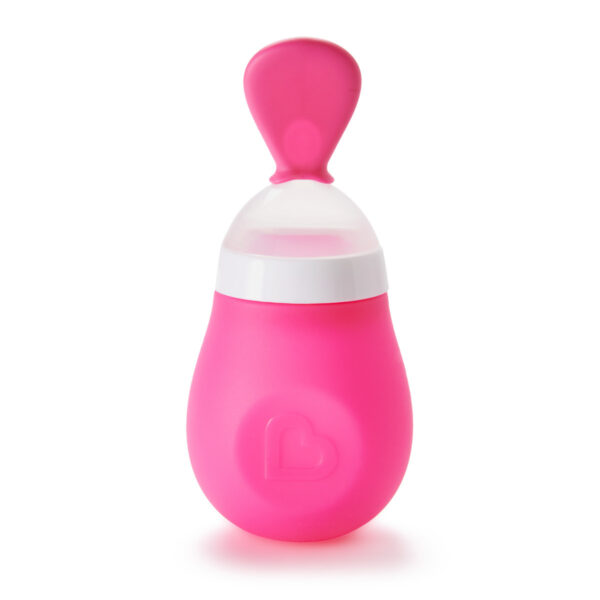 Munchkin Κουτάλι Ρυθμιζόμενης Ροής Squeeze Presser Pink - Image 1