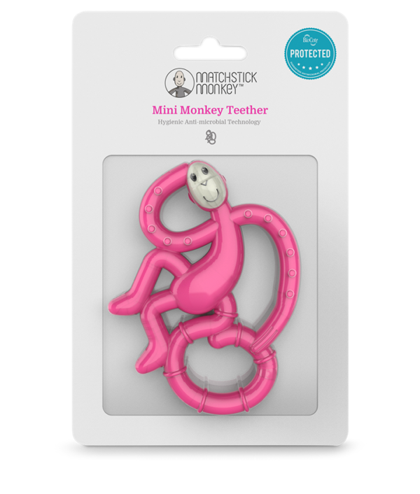 Μασητικό MatchStick Monkey Ροζ Mini Monkey - Image 3