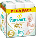 Pampers Πανες Premium Care Pants Mega Pack (102τεμ) Νo5 (12-17kg)