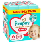 Pampers Πανες Premium Care Pants Monthly Pack (93τεμ) Νo6 (13-19kg)