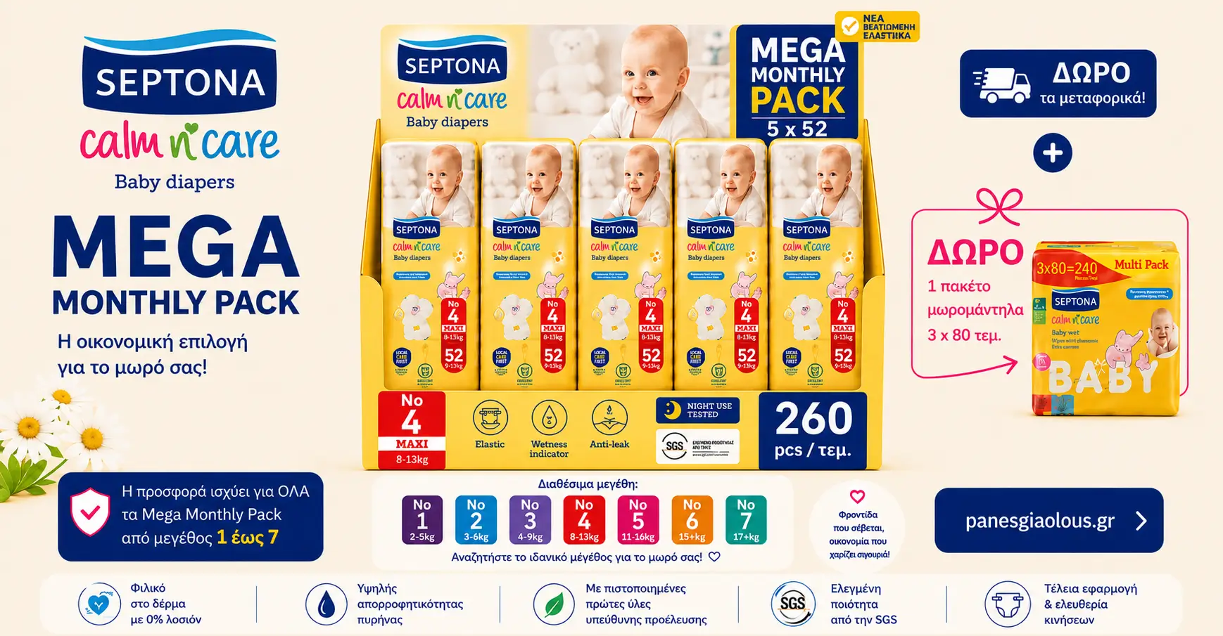 Septona MEGA Monthly Pack προσφορά