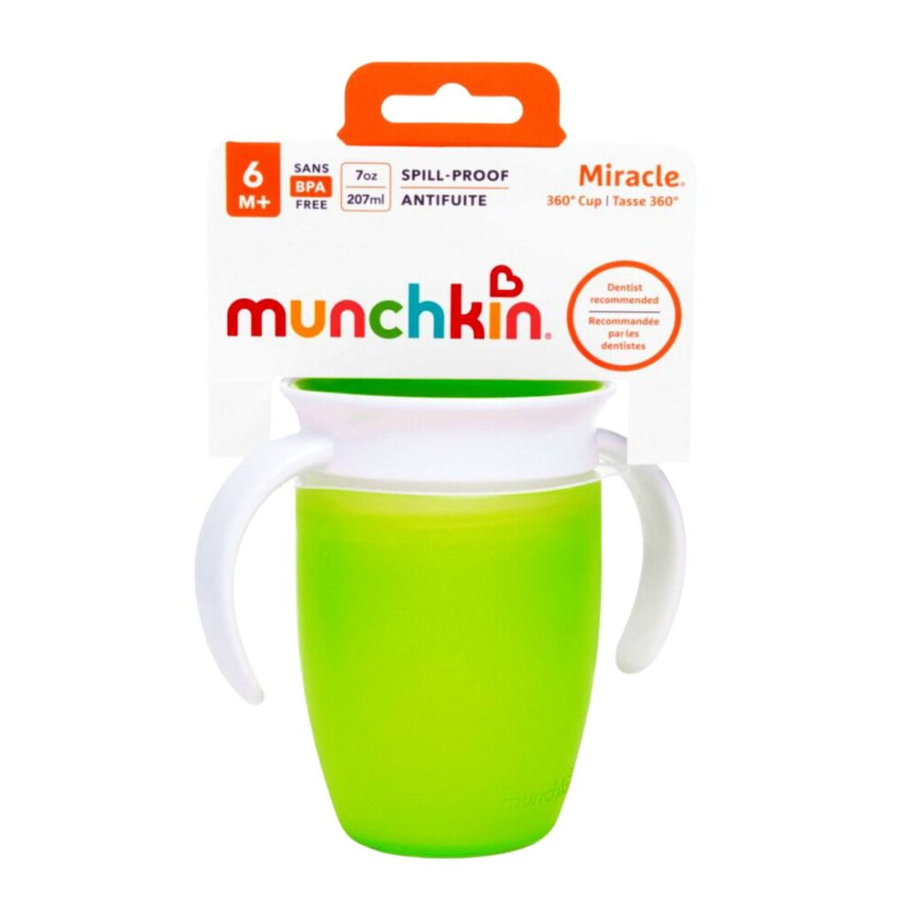 Munchkin – Miracle 360° Εκπαιδευτικό Κύπελλο 6m+ 207ml Πράσινο
