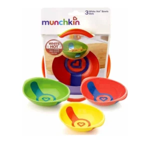Munchkin Μπολ με Ένδειξη Θερμότητας 3τμχ, 12m+