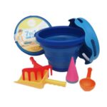 Κουβαδάκι + Φτυαράκια Παραλίας (Σετ 7τμχ) CompacToys Blue