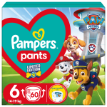 Πάνες Pampers Pants Paw Patrol - limited edition Νο6 (14-19kg) 60τεμ