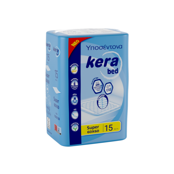 Kera bed Super Υποσέντονα 15 τεμάχια (60×60) - Image 1