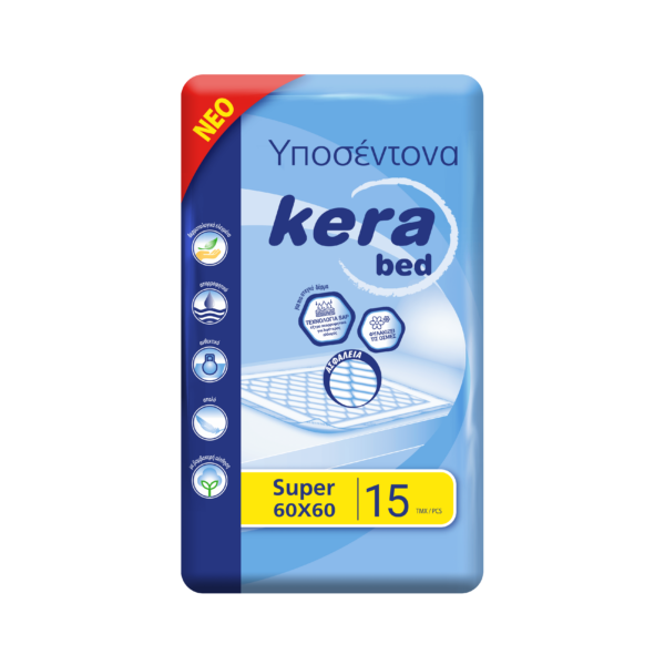 Kera bed Super Υποσέντονα 15 τεμάχια (60×60) - Image 3