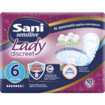 Σερβιέτες ακράτειας με βαμβάκι Sani Lady Extra Large No6 Giga Pack 160τεμ (16X10τμχ-κιβώτιο) - Image 2
