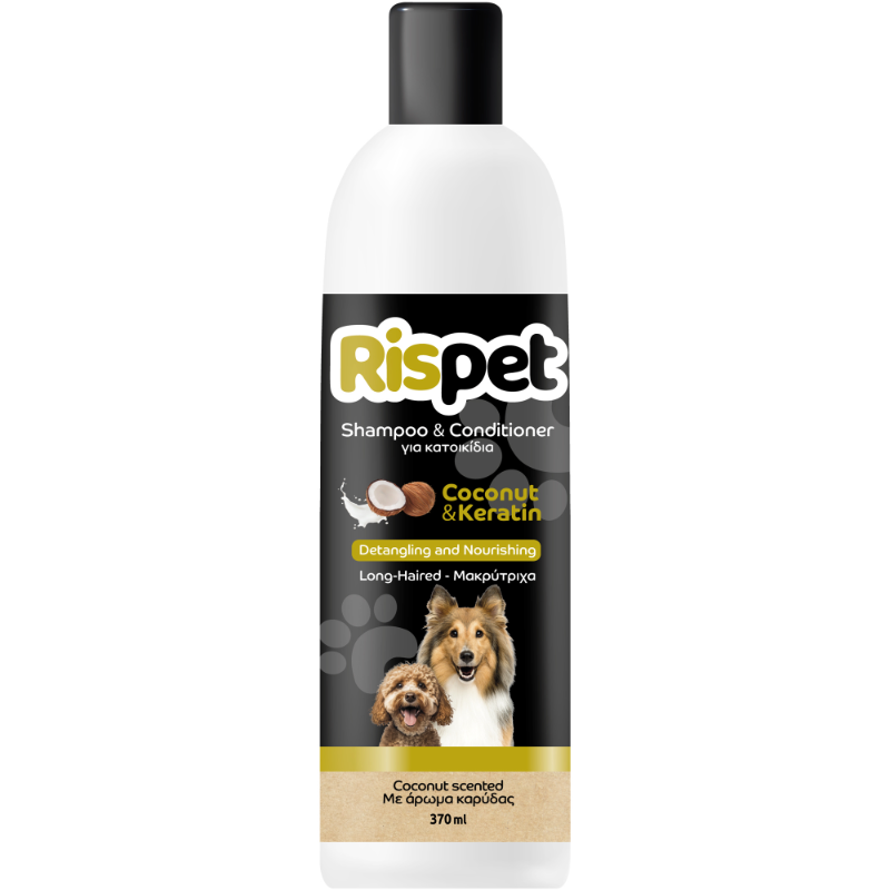 Rispet Σαμπουάν και conditioner για κατοικίδια Coconut & Keratin 370 ml Rispet Σαμπουάν και conditioner για κατοικίδια Coconut & Keratin 370 ml