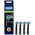 Oral-B Cross Action Black Ανταλλακτικές Κεφαλές Ηλεκτρικής Οδοντόβουρτσας 4 Τεμάχια