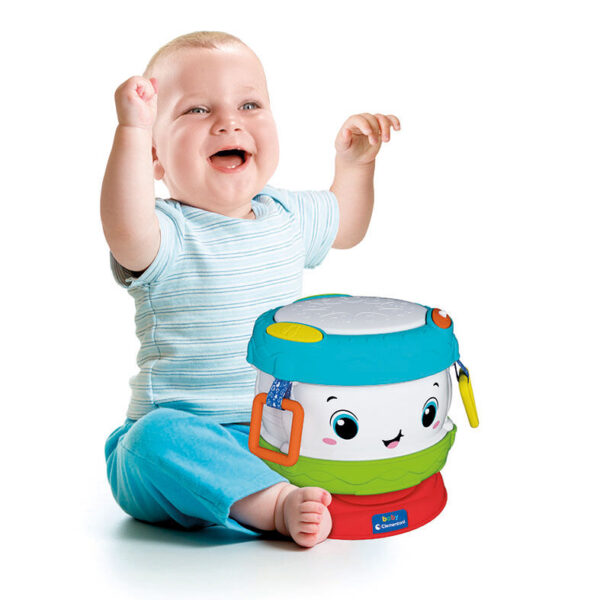Baby Clementoni Βρεφικό Μουσικό Τύμπανο Με Δραστηριότητες Για 10-36 Μηνών - Image 2