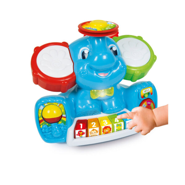 Baby Clementoni Βρεφικό Εκπαιδευτικό Ελεφαντούλης Μαεστρούλης Για 10+ Μηνών - Image 2