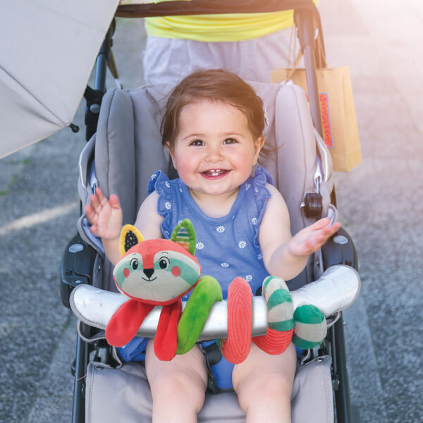 Baby Clementoni Βρεφικό Κρεμαστό Κούνιας Χαρούμενα Ζωάκια Για 0+ Μηνών - Image 4