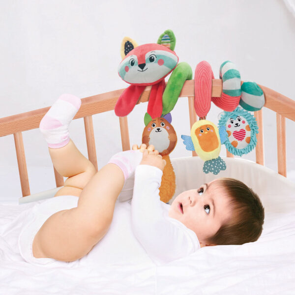 Baby Clementoni Βρεφικό Κρεμαστό Κούνιας Χαρούμενα Ζωάκια Για 0+ Μηνών - Image 3