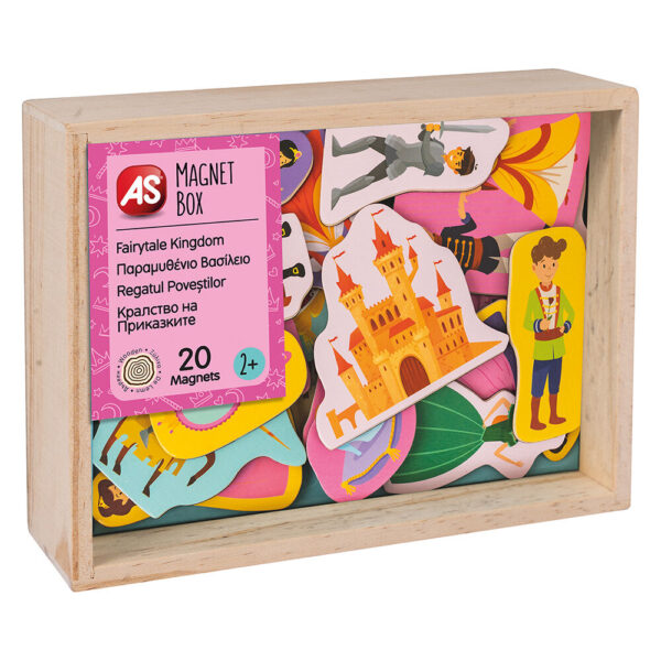 AS Magnet Box Παραμυθένιο Βασίλειο 20 Εκπαιδευτικοί Ξύλινοι Μαγνήτες Για 2+ Χρονών - Image 5