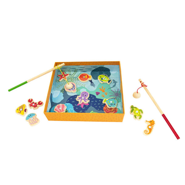 AS Magnet Box Θαλάσσια Ζωάκια 12 Εκπαιδευτικοί Ξύλινοι Μαγνήτες Για 2+ Χρονών - Image 5