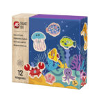 AS Magnet Box Θαλάσσια Ζωάκια 12 Εκπαιδευτικοί Ξύλινοι Μαγνήτες Για 2+ Χρονών - Image 6