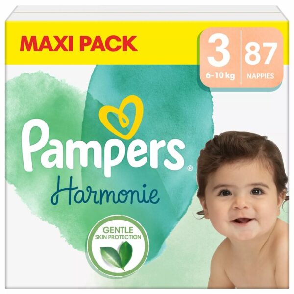 Pampers Harmonie Mega Pack No3 (6–10 kg) 87 τεμ.