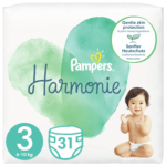 Πάνες Pampers Harmonie Value Pack Νο3 (6-10kg) 31τεμ