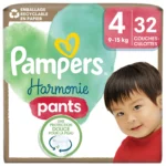 Pampers Harmonie πανα βρακακι pants maxi pack no4 9-15kg 32τμχ
