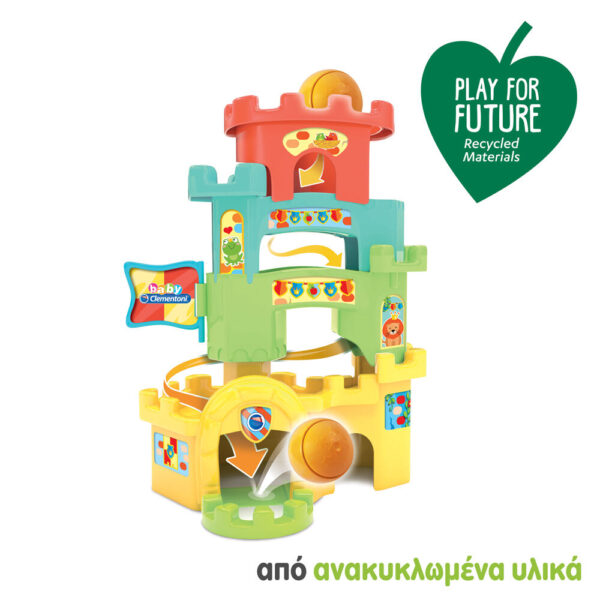 Baby Clementoni Play For Future Βρεφικό Παιχνίδι Πυραμίδα Με Μπάλα Για 10-36 Μηνών - Image 4