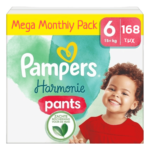Pampers Harmonie pants Mega Monthly pack no6 15+kg 168 τμχ