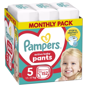 Πάνες Pampers Active Baby Pants Monthly Pack Νο5 (12-17kg) 152τεμ