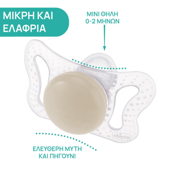 Chicco Πιπίλες Micro PhysioForma Σιέλ Για 0-2 Μηνών 2τμχ - Image 4