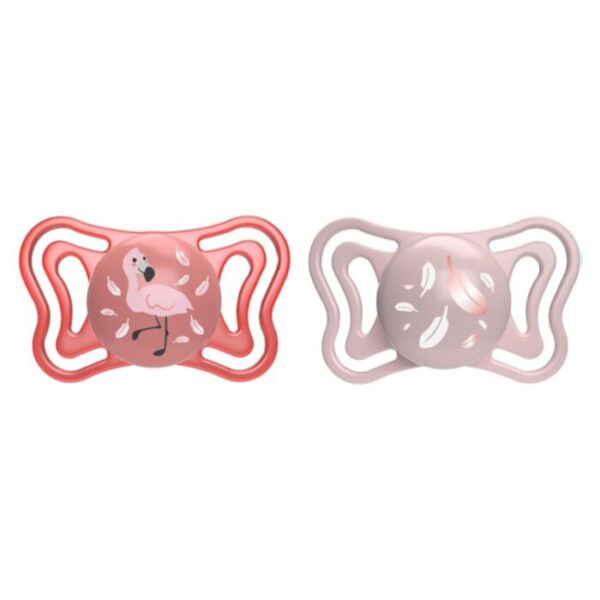 Chicco Πιπίλες Light PhysioForma Ροζ Για 6-16 Μηνών 2τμχ - Image 2
