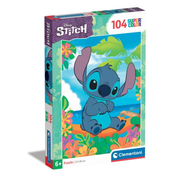 Clementoni Παιδικό Παζλ Super Color Disney Stitch 104 τμχ Clementoni Παιδικό Παζλ Super Color Disney Stitch 104 τμχ - Image 1