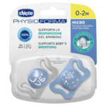 Chicco Πιπίλες Micro PhysioForma Σιέλ Για 0-2 Μηνών 2τμχ