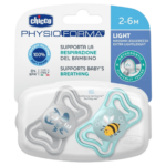 Chicco Πιπίλες Light PhysioForma Σιέλ Για 2-6 Μηνών 2τμχ