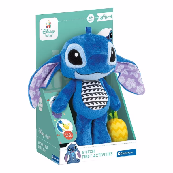 Baby Clementoni Disney Baby Βρεφικό Παιχνίδι Minnie Χνουδωτό-Κουδουνίστρα Για 6+ Μηνών - Image 1