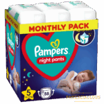 Πάνες Pampers Night Pants Monthly Pack Νο5 (12-17kg) 88τμχ