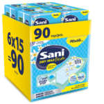 Υποσέντονα Sani PREMIUM DRYMAX Fresh με άρωμα 90x60 90τεμ