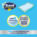 Υποσέντονα Sani PREMIUM DRYMAX Fresh με άρωμα 90x60 90τεμ - Image 3
