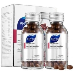 Phyto Phytophanere Συμπλήρωμα Διατροφής για την ενδυνάμωση Μαλλιών & Νυχιών, 2 x 120 caps