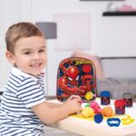 As company Πλαστελίνη Marvel Spiderman Τσάντα Πλάτης Με 4 Βαζάκια - Καπάκια Καλουπάκια Και 5 Εργαλεία 200Gr - Image 2