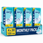 Kera bed υποσέντονα XL 75x90 monthly pack 120τμχ  (4x30)